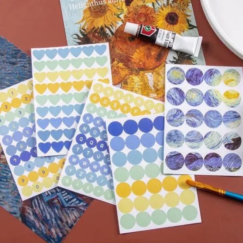 [ DaVinci ] Sticker nghệ sĩ nổi tiếng 8 Kiểu