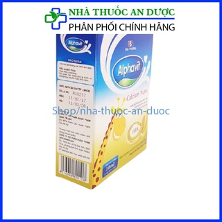 Siro Alphavit Calcium Nano d3 bổ sung canxi giúp bé cao khỏe ăn ngủ ngon hộp 20 ống x 10ml
