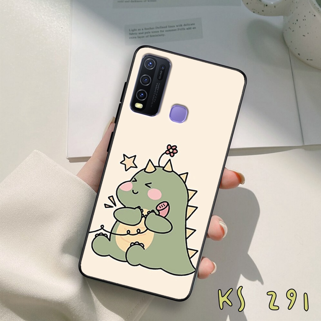 Ốp lưng Vivo Y55 5G - Y75 5G - Ốp lưng vivo in hình khủng long,dinosaur dễ thương