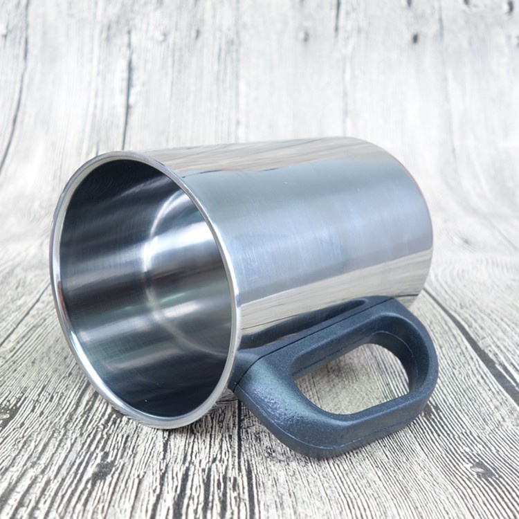Cốc giữ nhiệt 500ml inox 2 lớp có nắp đậy và quai cầm cao cấp