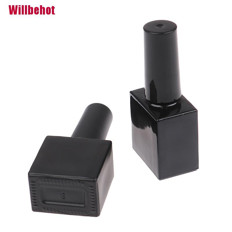 [Hàng mới về] Lọ rỗng đựng gel sơn móng tay 10ml kèm cọ tiện dụng