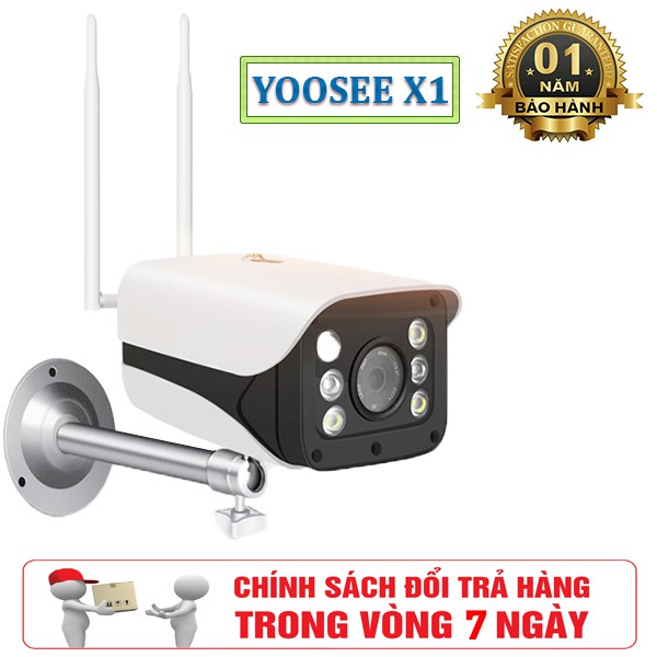 Camera Ngoài Trời Yoosee 4 Đèn Led X1 Tích Hợp Đèn Hồng Ngoại và Đèn LED