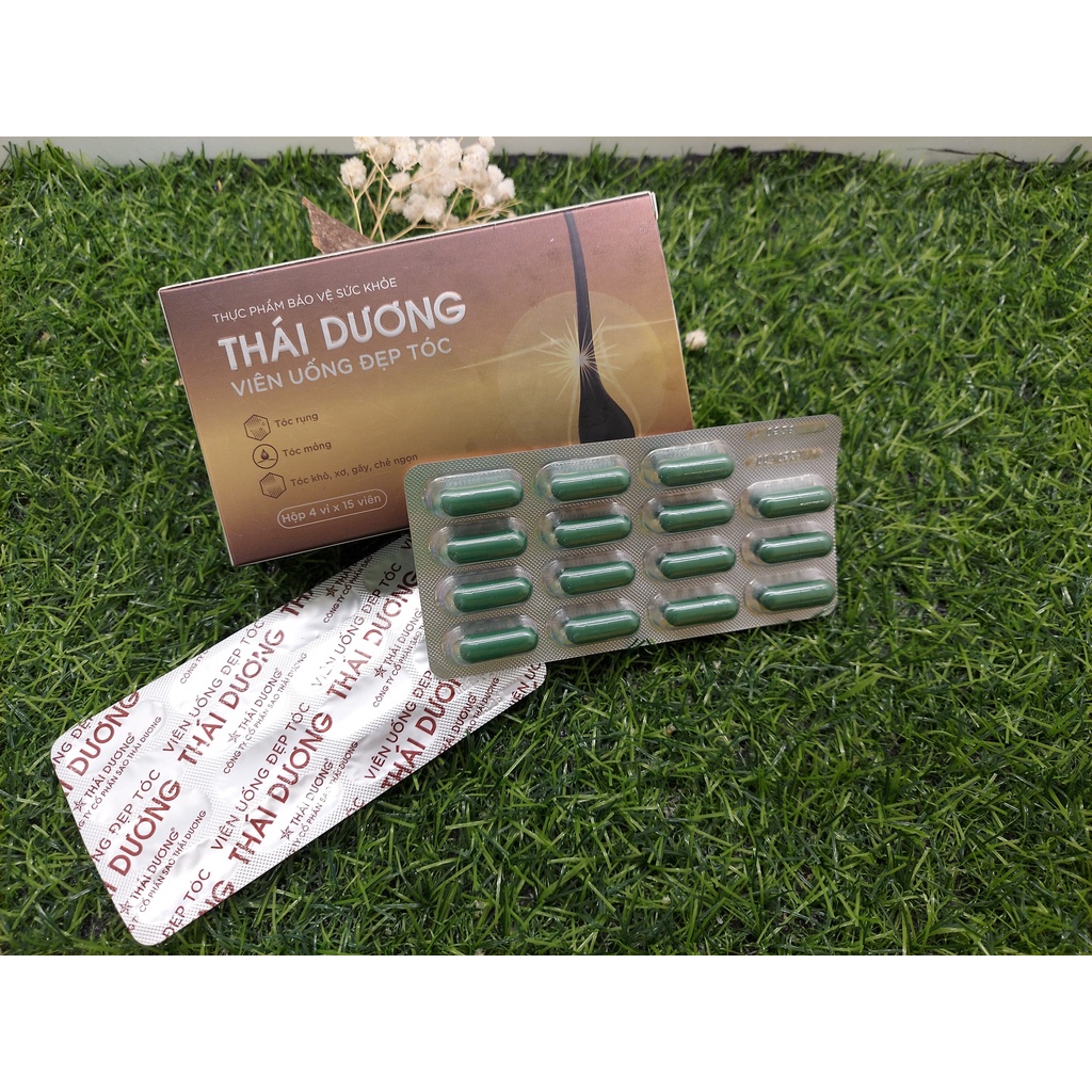 Viên uống mọc tóc Thái Dương hộp 4 vỉx15 viên - Sao Thái Dương