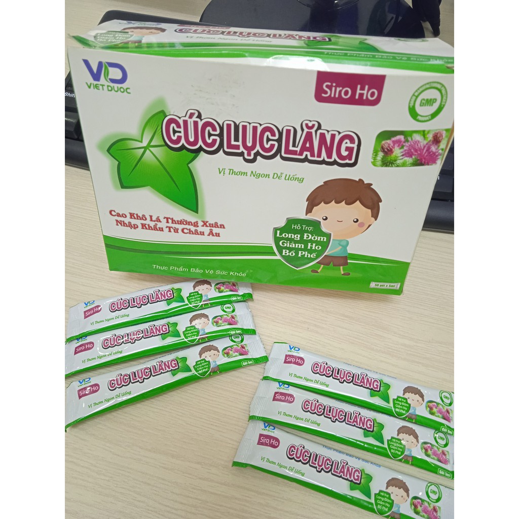 Siro ho cúc lục lăng hộp 50 gói