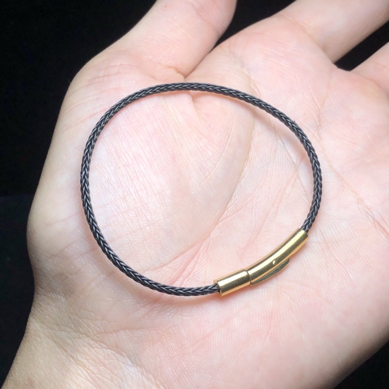 Dây Cáp Cứng Xịn Loại 1  - Làm vòng tay, mix charm - Màu đỏ và màu đen