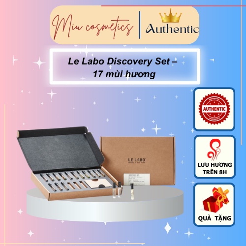 COMBO Nước Hoa Unisex Le Labo Discovery Set 1.5ml x 17 mùi hương.HT-Store
