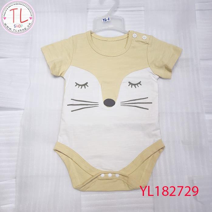 Thời trang trẻ em - Bộ Bodysuit thun cho bé hình chồn con - Quần áo bé trai - Bộ bé trai - Quần áo bé gái - Bộ bé gái