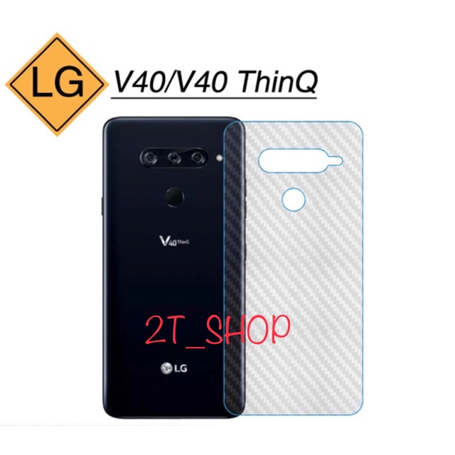 DÁN VÂN CARBON MẶT LƯNG LG V40