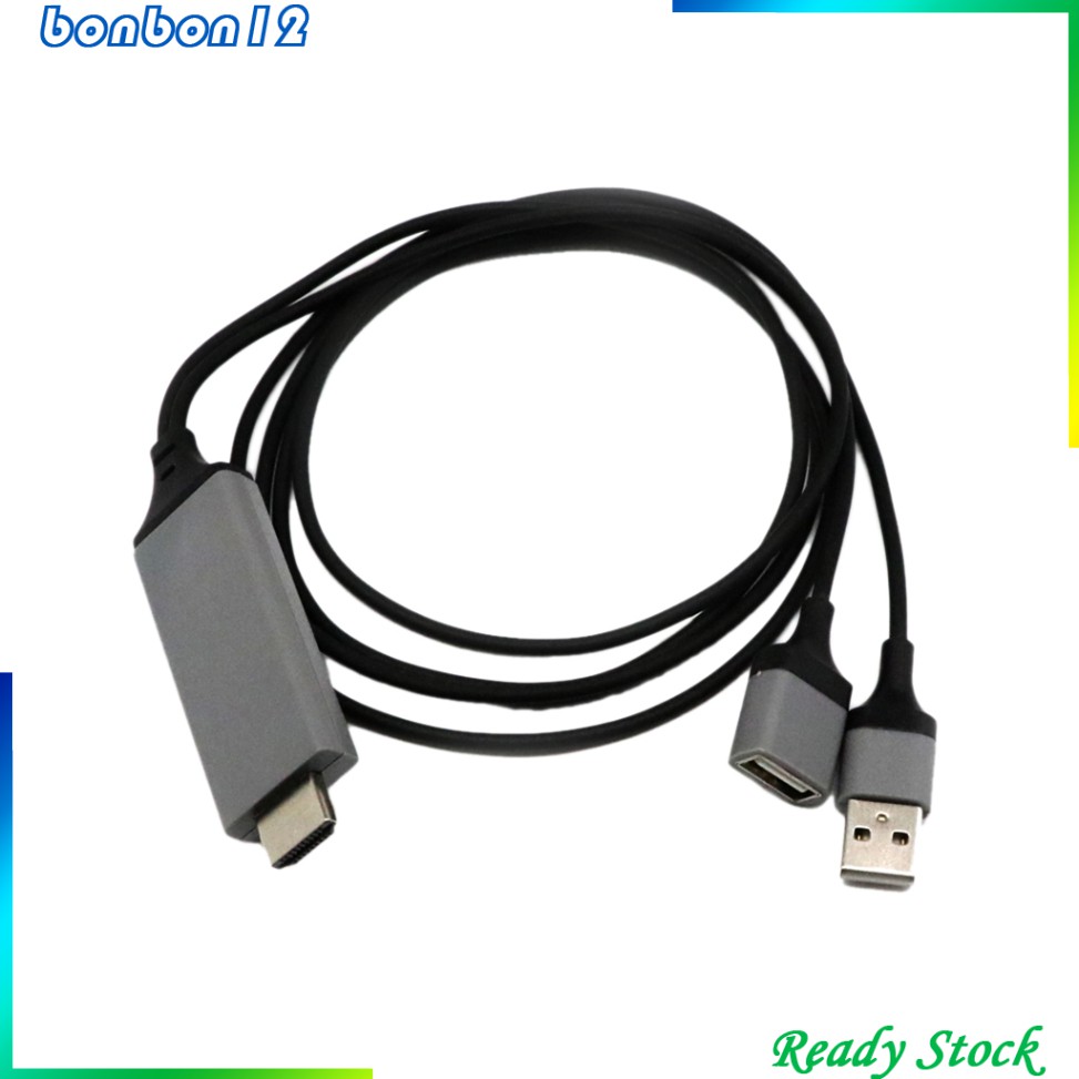 Cáp Chuyển Đổi 3 Trong 1 Usb Sang Hdmi Hd Tv Out Lead 1080p Màu Đỏ