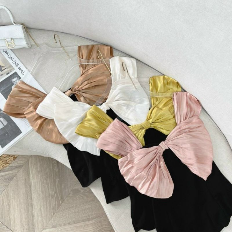 Áo nơ xinh chất tuyết mưa phom ôm đứng dáng