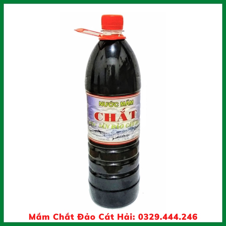 Nước mắm Chắt Cá Quẩn Cát Hải (1 lít)