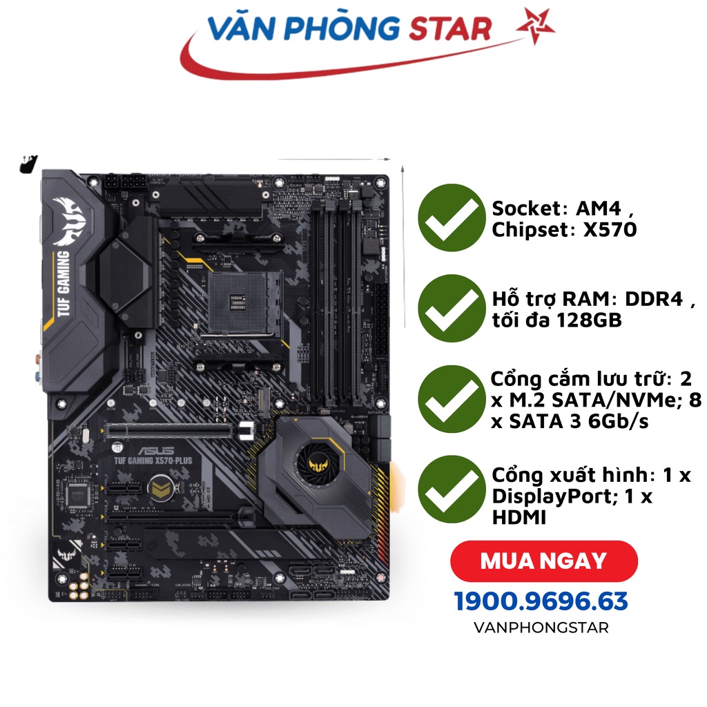 Mainboard ASUS TUF GAMING X570-PLUS