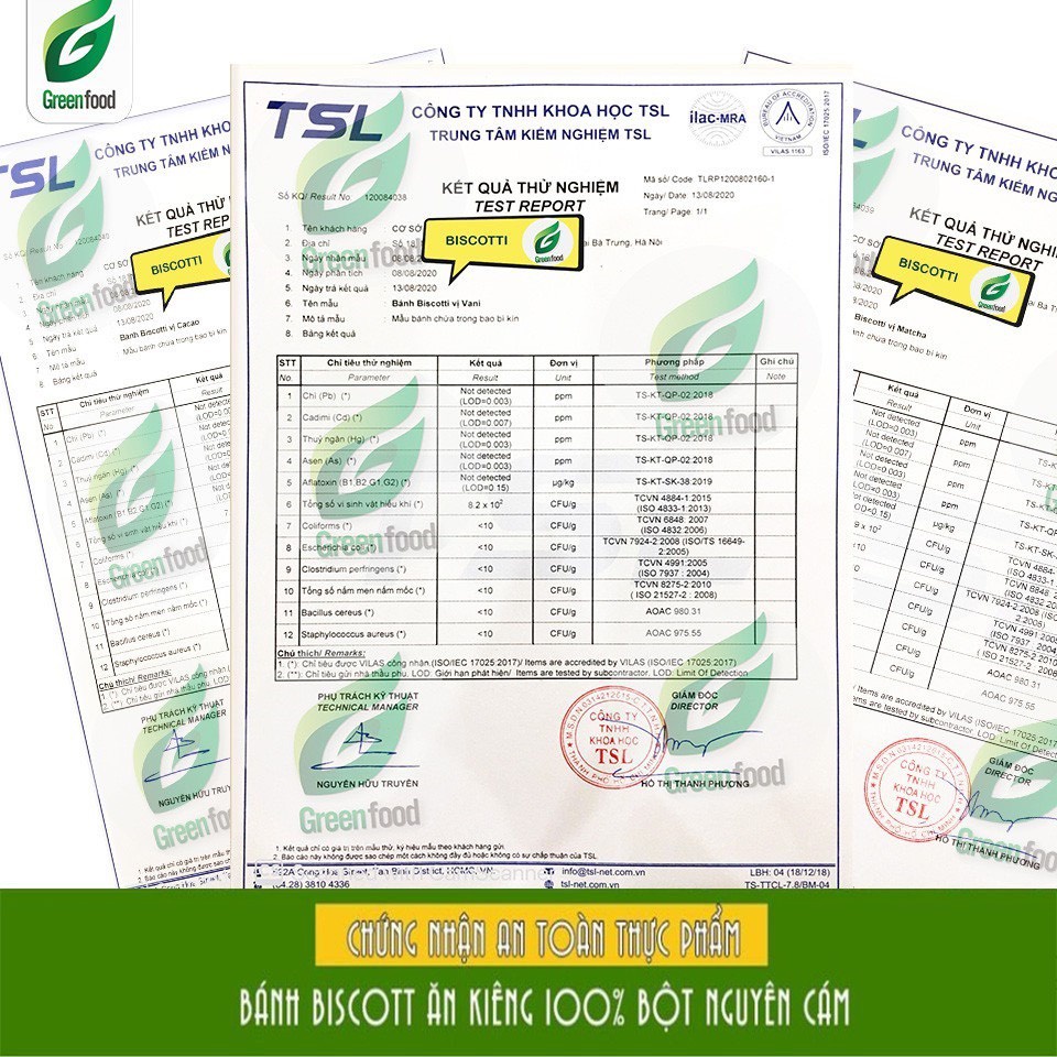 Siêu Sale Bánh Biscotti 5 vị độc quyền Greenfood giảm giá mời khách ăn thử. Bánh healthy không đường, ăn kiêng, giảm cân