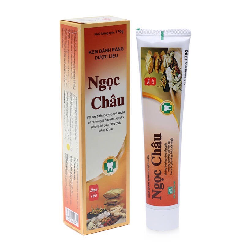 Combo 2 kem đánh răng dược liệu Ngọc Châu 100g