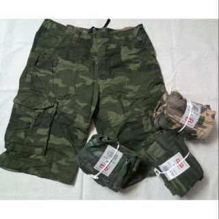 Quần short túi hộp kaki họa tiết rằn cao cấp dành cho nam