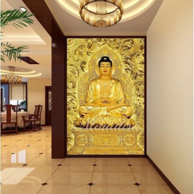 Tranh đính đá Phật Tổ Y8094  chưa đính