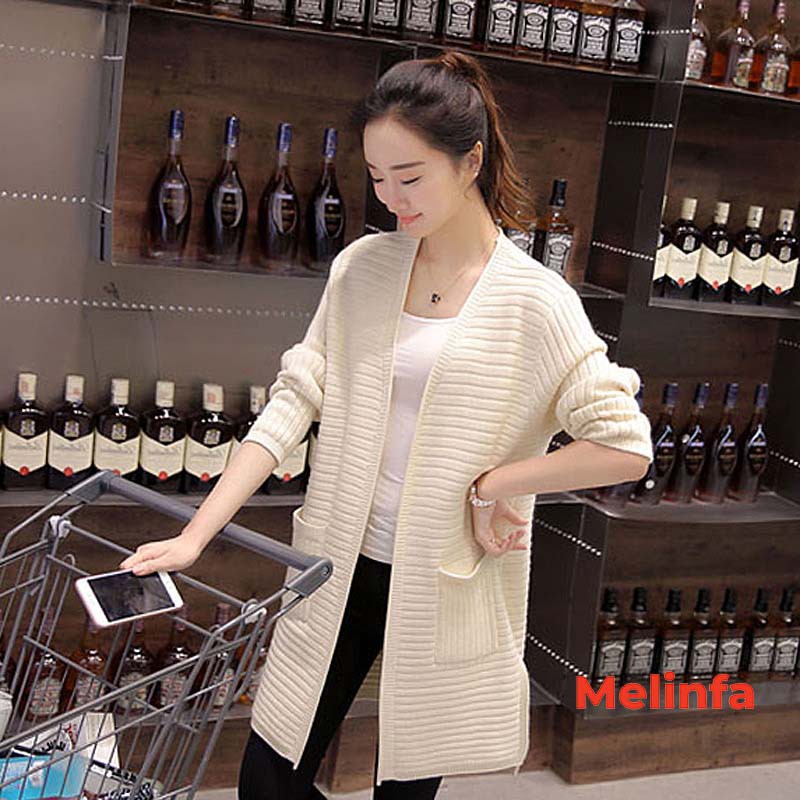 Áo len cardigan nữ, áo khoác len cardigan dáng dài sẻ tà kiểu dáng basic chất len mềm mịn co giãn thoải mái mã  A0232
