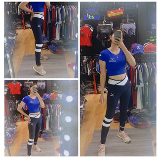 Quần tập legging cạp cao nâng mông tập gym, yoga, aerobic, co dãn 4 chiều, siêu thoáng mát