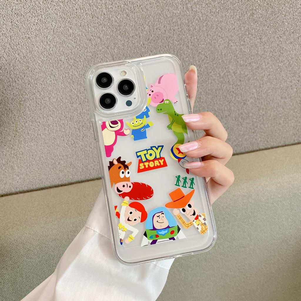 Ốp Điện Thoại Mềm Họa Tiết Toy Story Cho iphone 13promax 12 11 7plus X XR 8 7