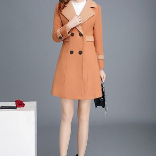 ÁO KHOÁC DẠ CỔ VEST DÁNG DÀI CAO CẤP