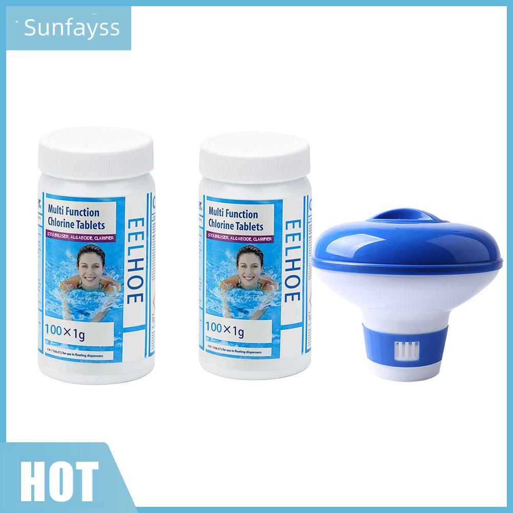 Set 100 Viên Nén Clo Làm Sạch Bể Bơi