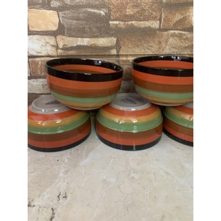 Sét 5 chén  cơm 7 sắc cầu vòng