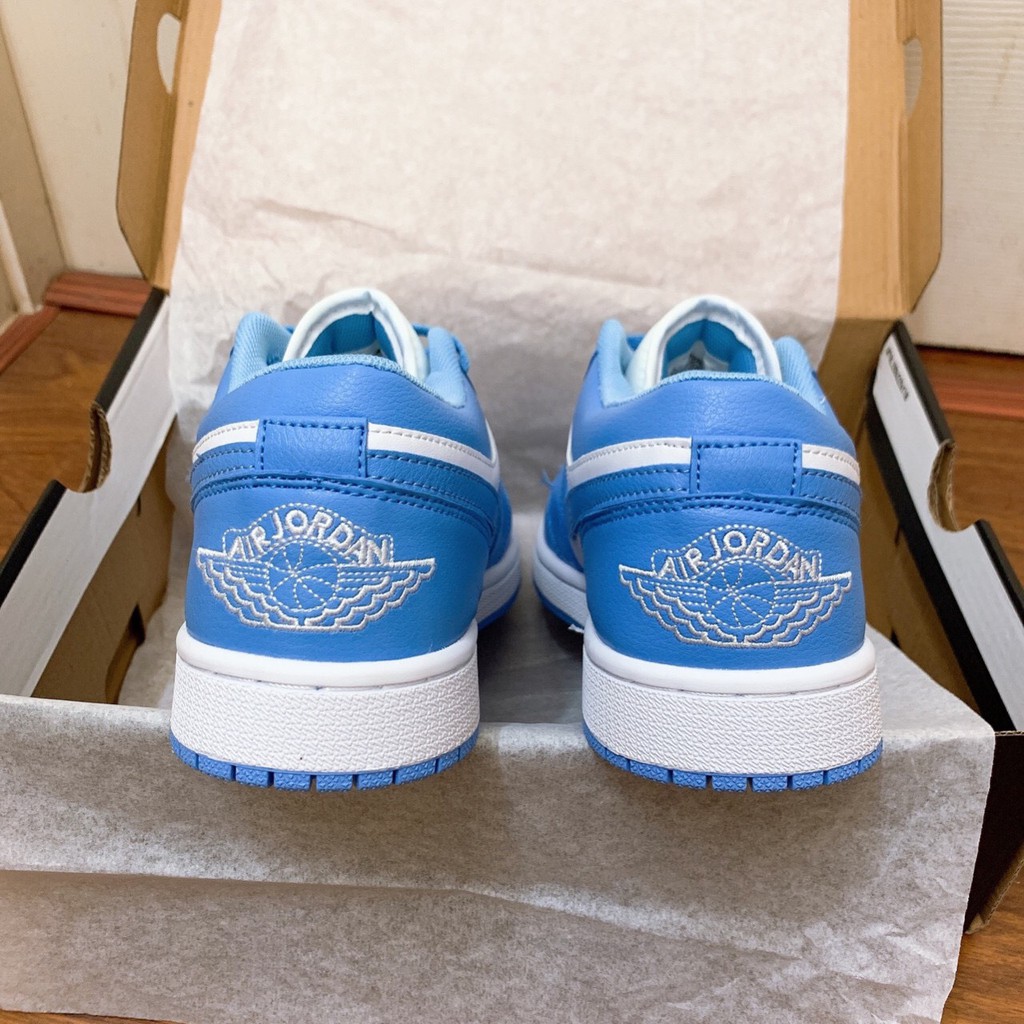 [ Full Box ] Giày Thể Thao jd1 low Trắng Xanh 11 SC [FREESHIP]