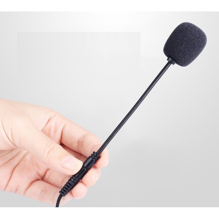 Micro cài áo có đầu mic dài dễ điều chỉnh, cắm loa trợ giảng, máy tính thu âm