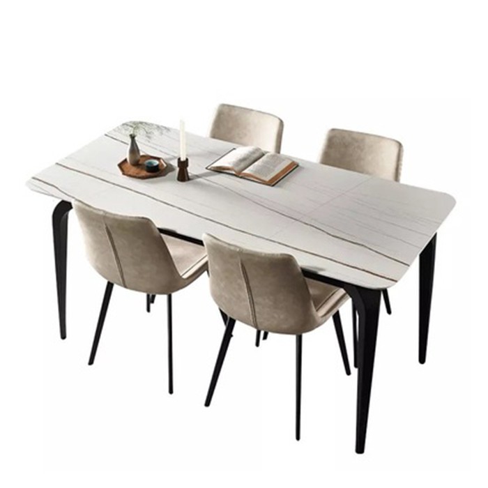 Ghế Ăn Bọc Da Cao Cấp Hàng Luxury Chân Kim Loại Chịu Lực Tốt GNK032