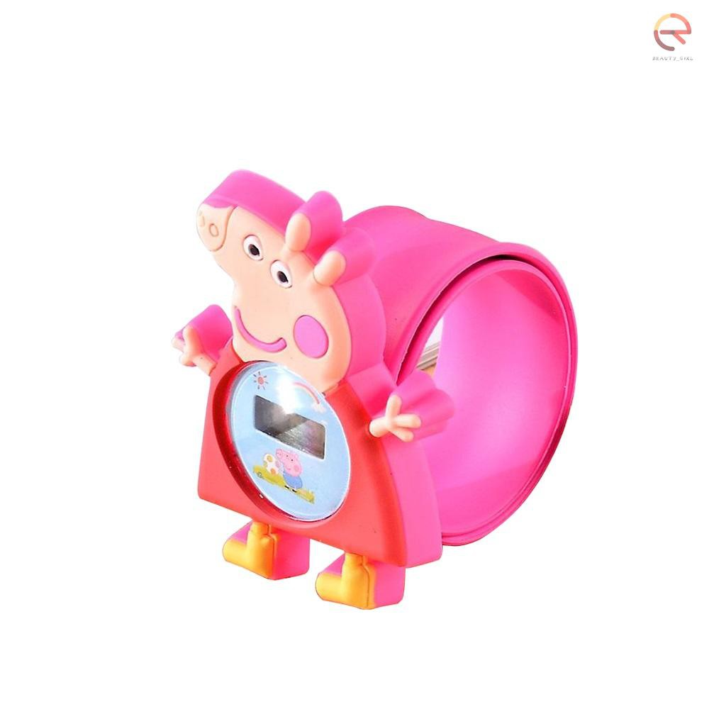Đồng Hồ Đeo Tay Hình Heo Peppa Dễ Thương Cho Bé
