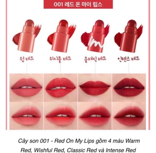 (TRẢ ORDER/ LIÊN HỆ TRC KHI ĐẶT) SON IM MEME MULTI LIP CRAYON