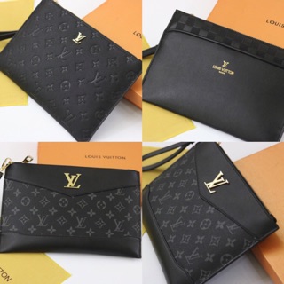 Ví cầm tay cluth Lv nam  sz28