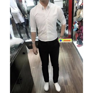 Combo Huyền Thoại Quần Âu Đen + Áo Sơ Mi Trắng Chất Đẹp, Giá Tốt dành cho nam - Shop Econobi