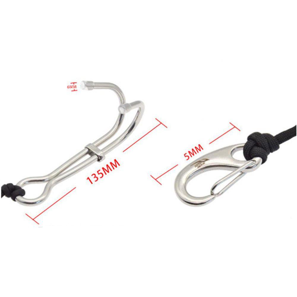 JUNE Móc Dây Nylon Kèm Dây Thừng Dùng Trong Môn Thể Thao Ngoài Trời