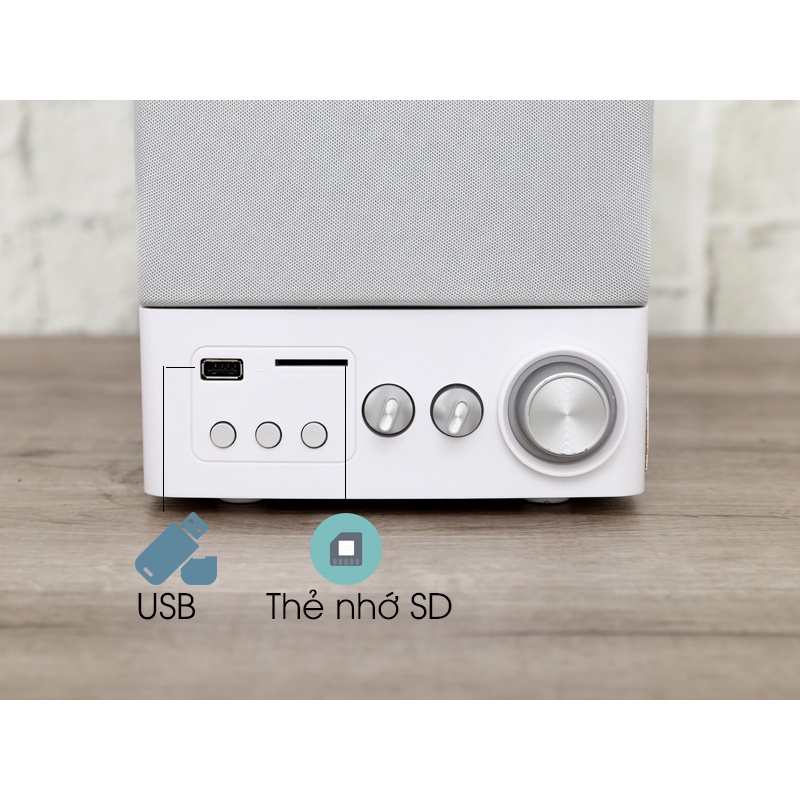 Loa vi tính 2.1 Enkor E900 Bạc