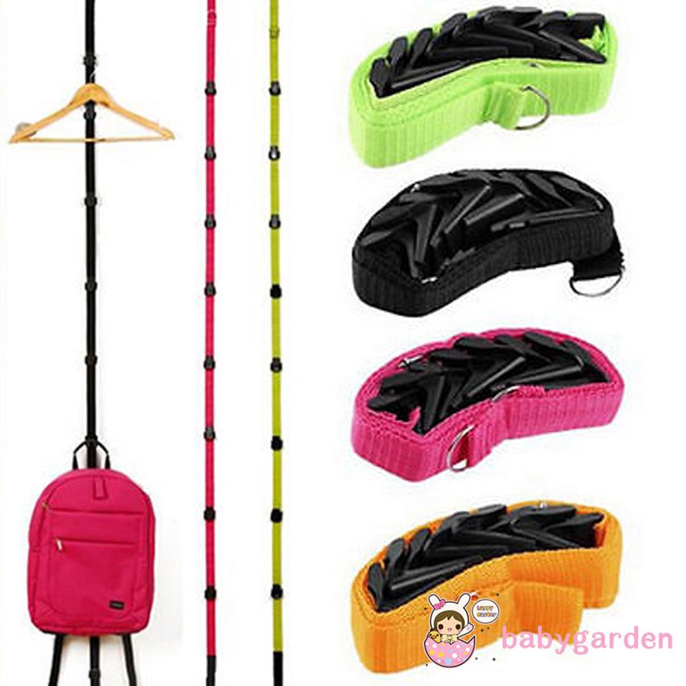 Dây treo đồ có thể gắn 8 móc treo gắn cửa tiện lợi