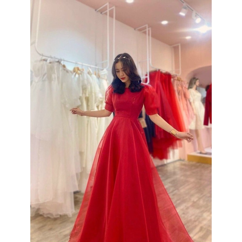 ĐẦM XOÈ TAY PHỒNG DÀI THƯỚT THA