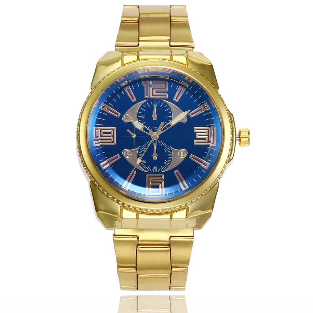 Đồng Hồ Kim Mặt Tròn Thời Trang Cho Nam