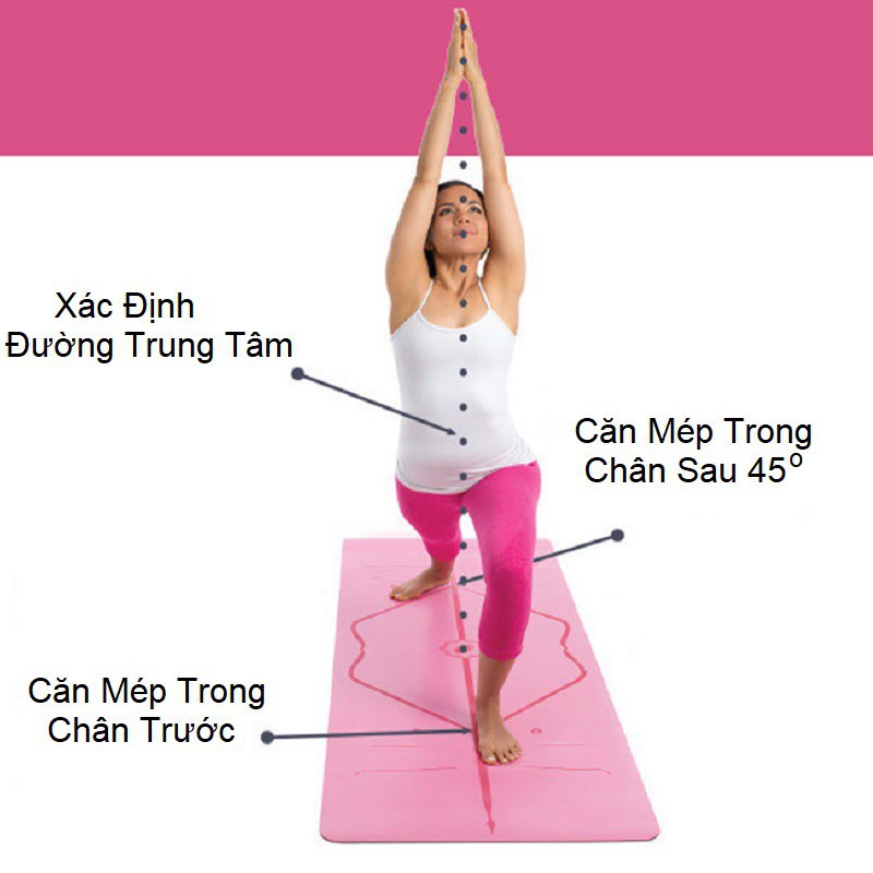 ❀Thảm tập yoga định tuyến 8 10mm, chống trượt chất liệu cao su non tấm TPE 2 miếng lớp lót