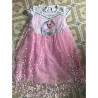 XẢ 99K VÁY ELSA TÀ LIỀN HỒNG SZ110,120 (12-17kg))