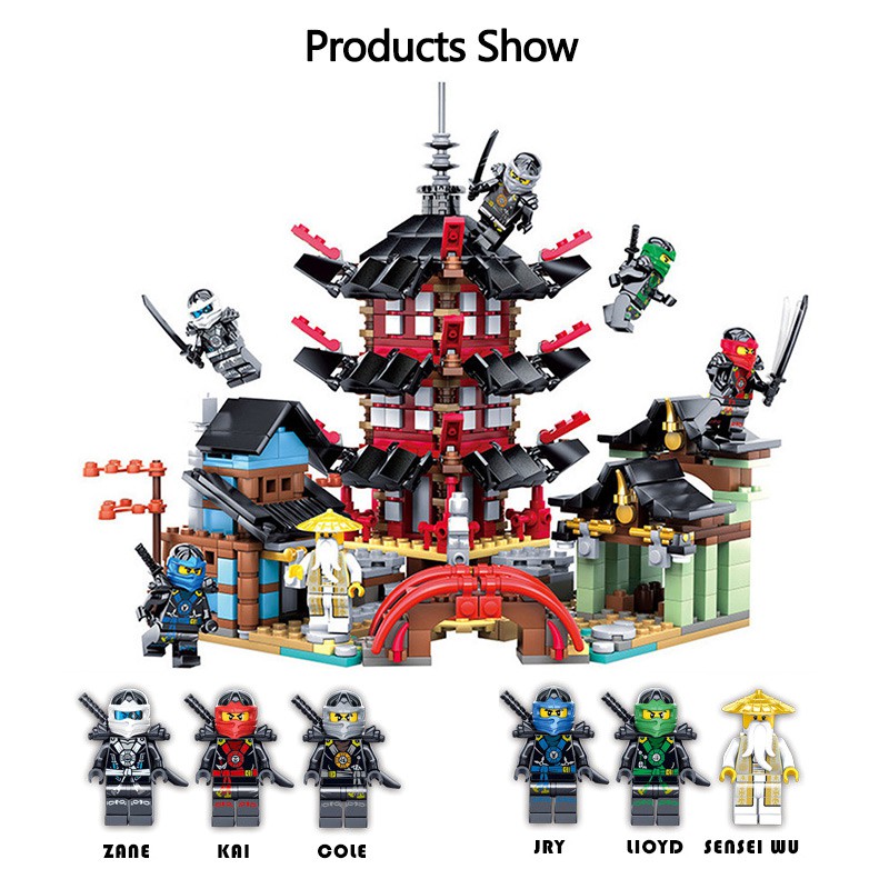 Set 810 Khối Lego Ninjago Đồ Chơi Giáo Dục Cho Bé