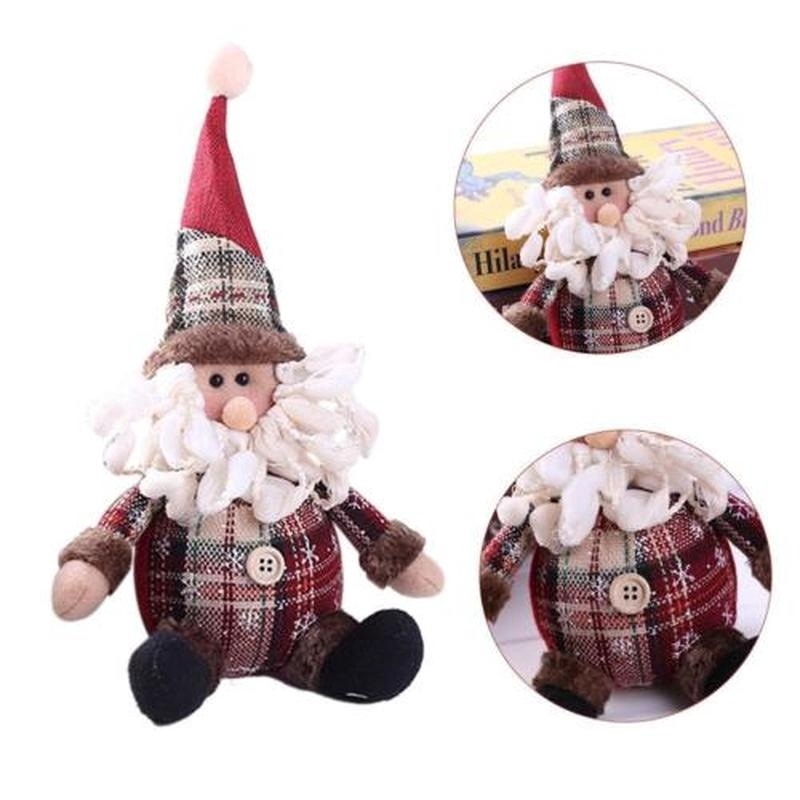 Christmas Gift Xmas Tree Hanging Pendant Snowman Doll Ornament Home Table Decor