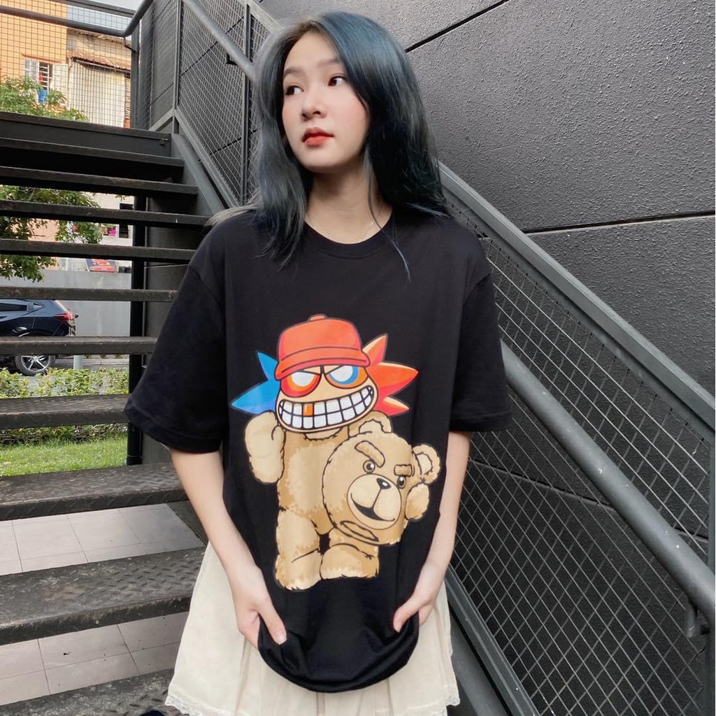 Áo thun SWE Ted Tee Gấu Bông - Áo thun oversize nam nữ AL77