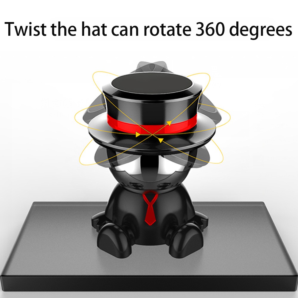 Giá Đỡ Điện Thoại Bằng Kim Loại Hít Nam Châm Xoay 360 Độ Hình Búp Bê° Giá Đỡ Điện Thoại Có Thể Xoay Tiện Dụng Cho Xe Ô Tô