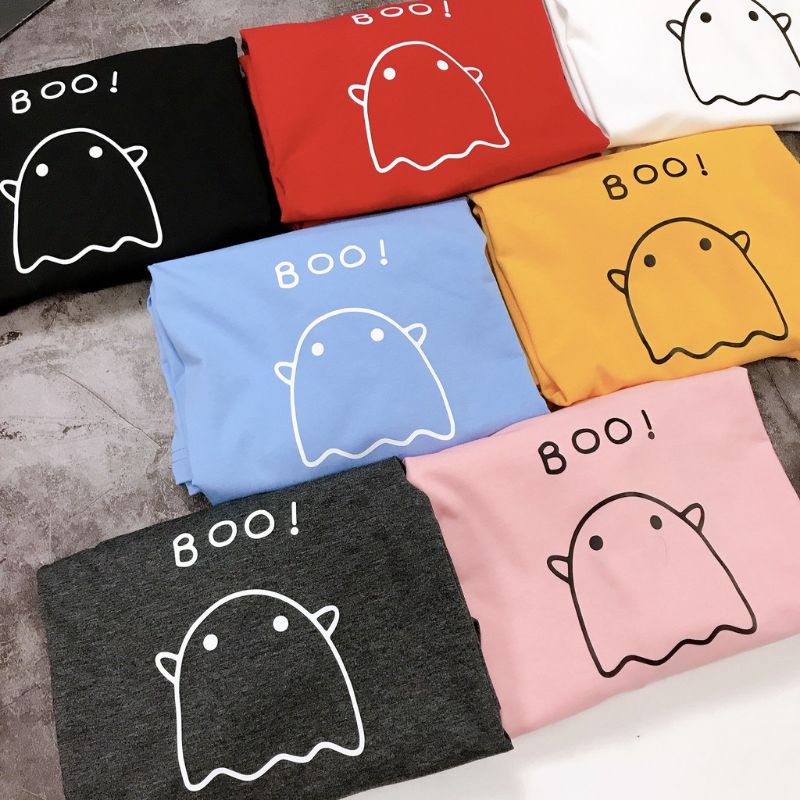 Áo thun tay ngắn hình BOO cute