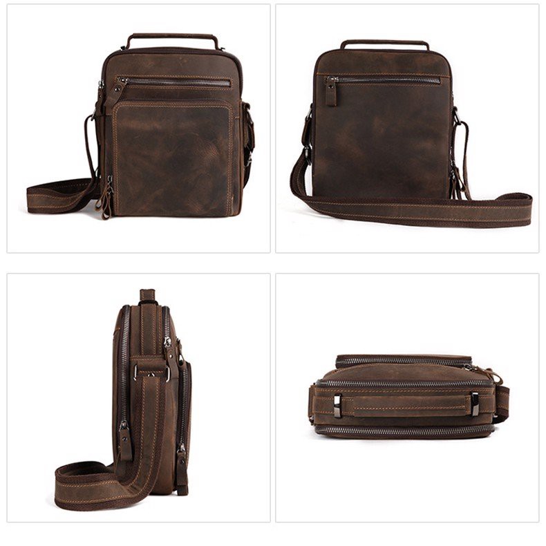 TÚI ĐEO CHÉO DA SÁP NHIỀU NGĂN DÁNG ĐỨNG - 2511275