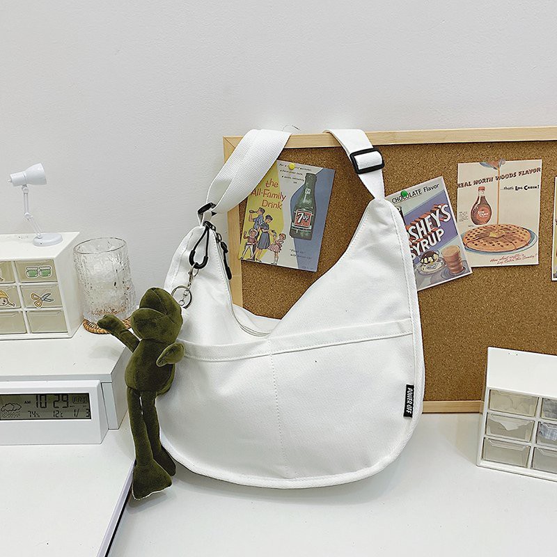[ RẺ VÔ ĐỊCH ]Túi Đeo Chéo Canvas Cỡ Lớn Thời Trang Hàn Quốc UNISEX 2021