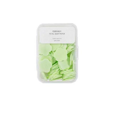 PVN46871 Xà Bông Rửa Tay Hình Bông Hoa, Xà Phòng Giấy Bỏ Túi Đi Du Lịch Đi Ra Ngoài Tiện Lợi