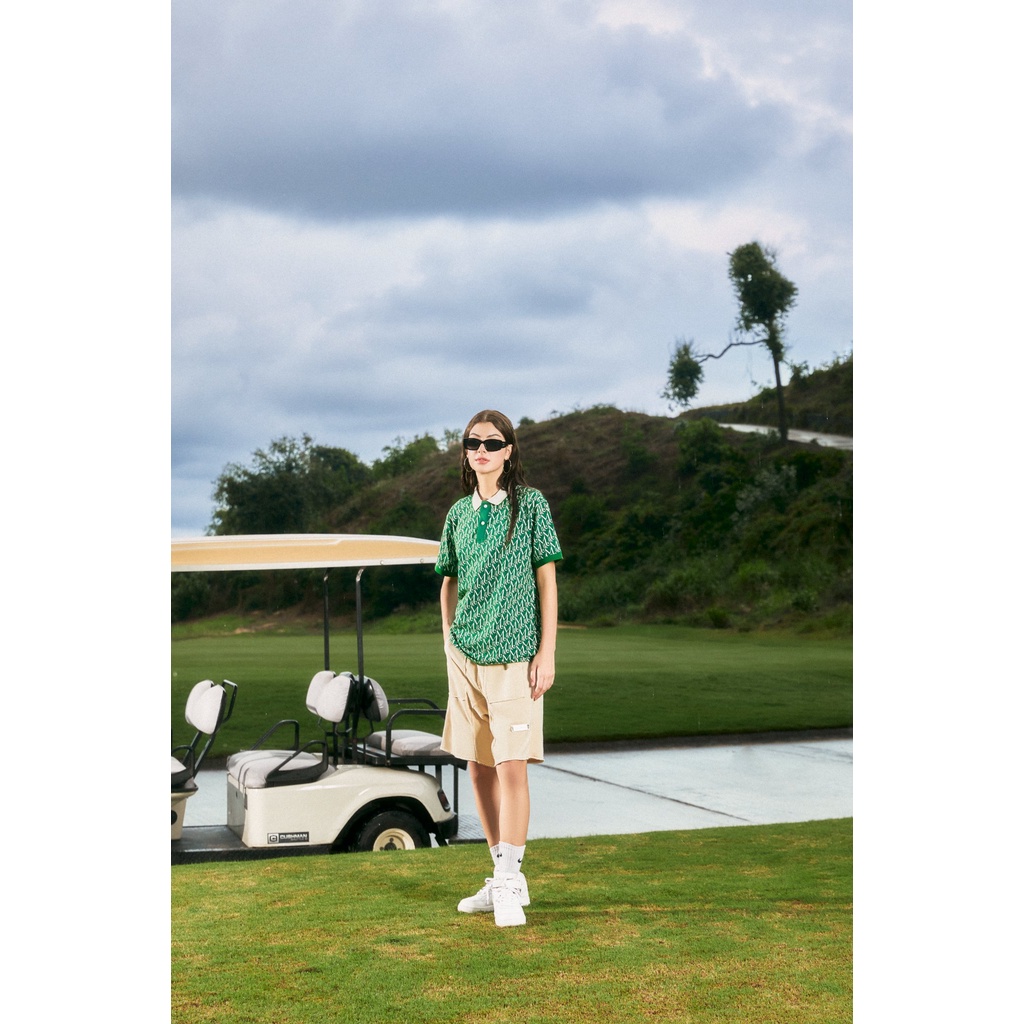 Áo phông nam MIKENCO Monogram polo