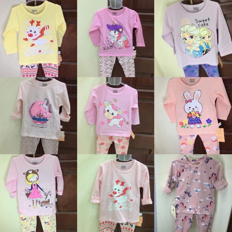 Bộ cotton thu đông cho bé